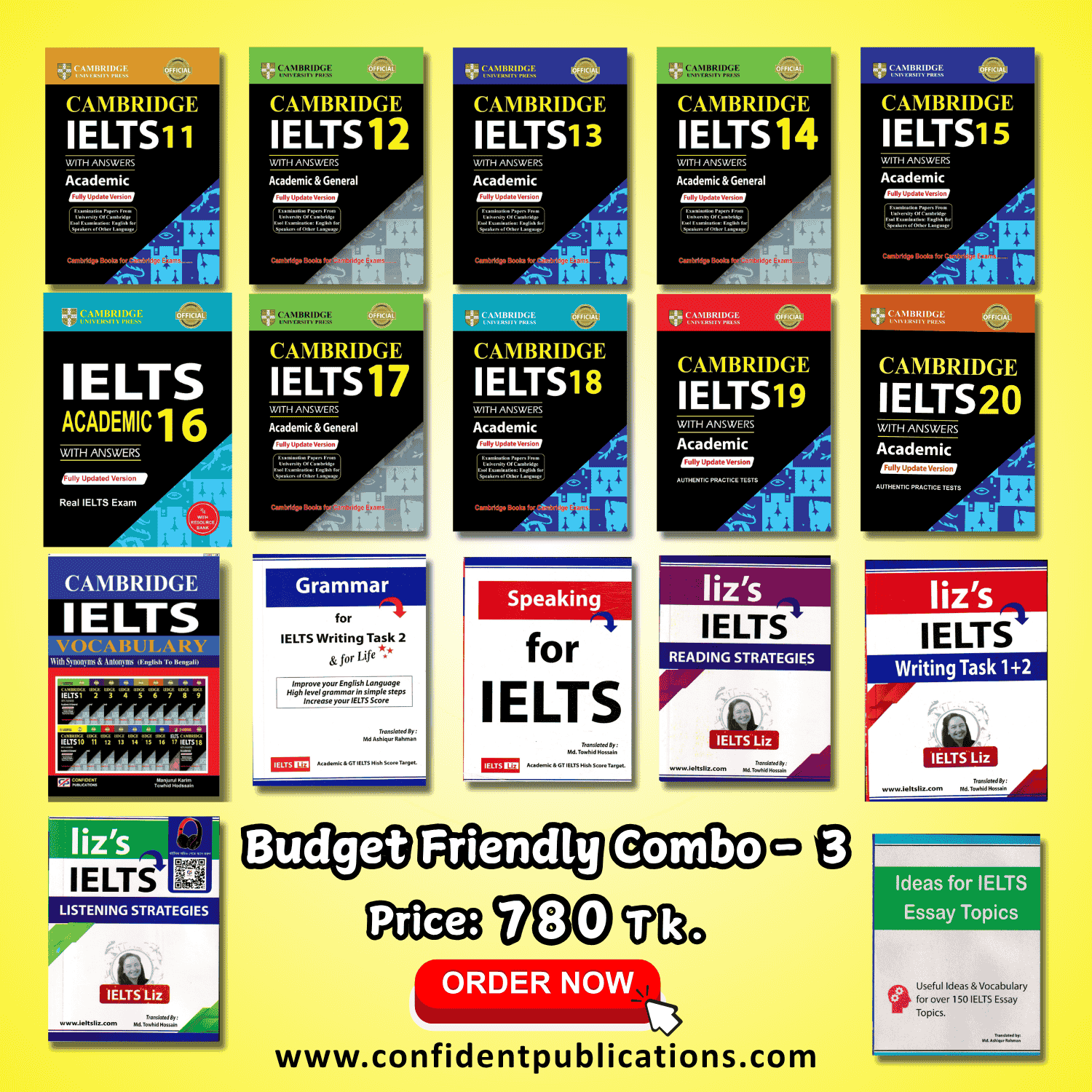 Your paragraph text (2) IELTS Budget Friendly Books Combo - 3 - Image 1